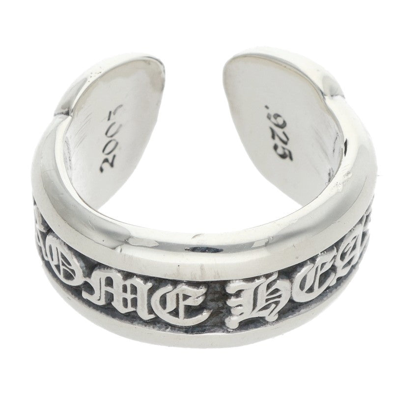 Chrome Hearts SM Scroll Label Silver Ring Size ONE SIZE