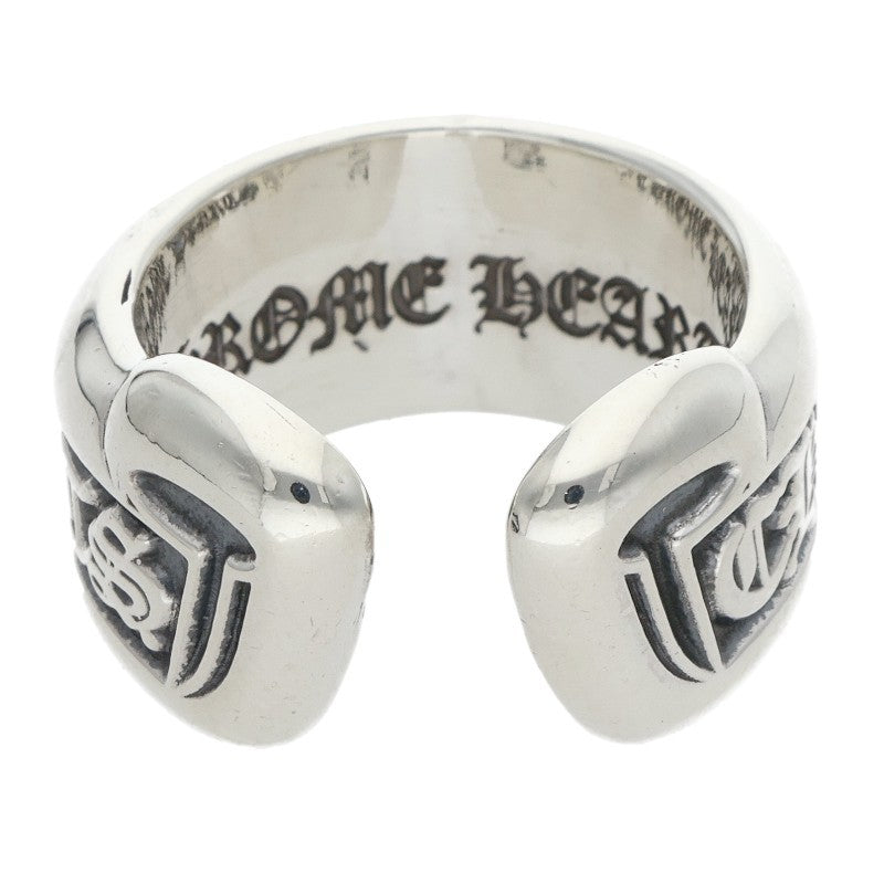 Chrome Hearts SM Scroll Label Silver Ring Size ONE SIZE