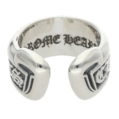Chrome Hearts SM Scroll Label Silver Ring Size ONE SIZE