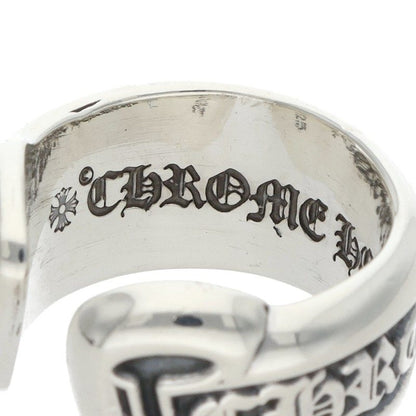 Chrome Hearts SM Scroll Label Silver Ring Size ONE SIZE