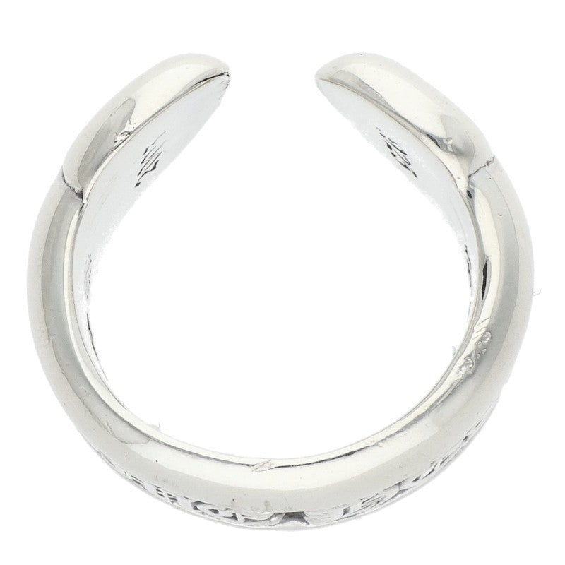 Chrome Hearts SM Scroll Label Silver Ring Size ONE SIZE