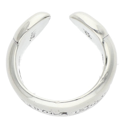 Chrome Hearts SM Scroll Label Silver Ring Size ONE SIZE