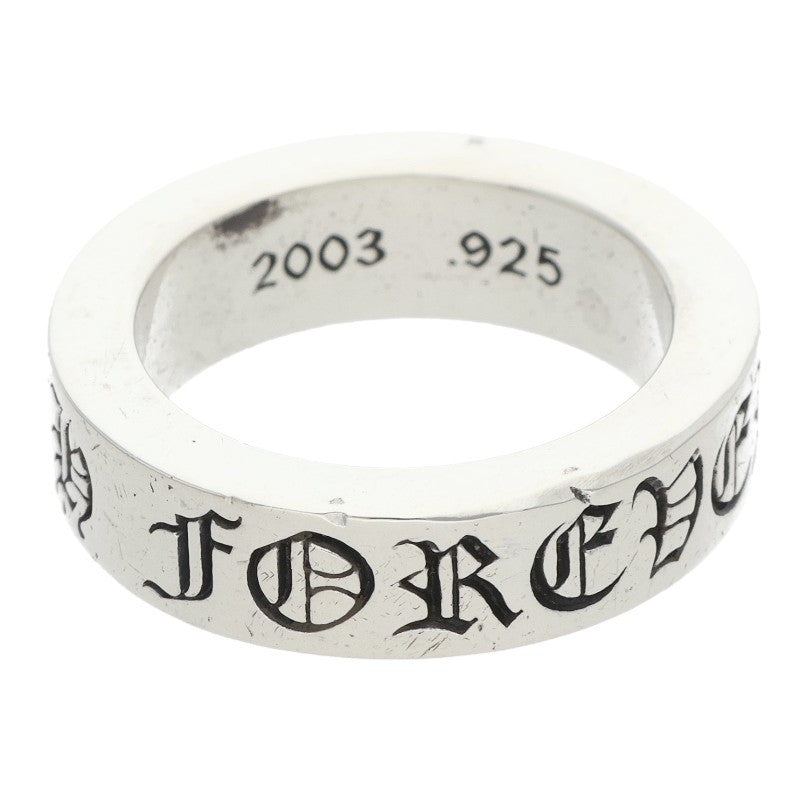 Chrome Hearts 6mm Spacer Forever Silver Ring Size ONE SIZE