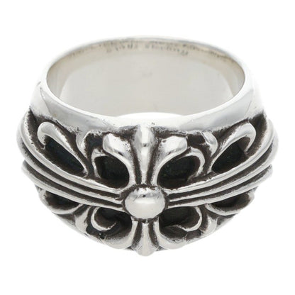 Chrome Hearts FLRL CRS Sterling Silver Ring Size ONE SIZE