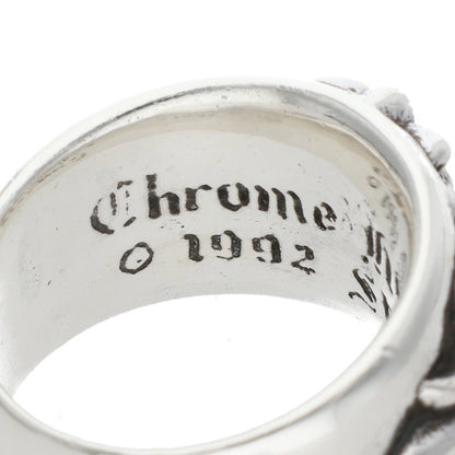 Chrome Hearts FLRL CRS Sterling Silver Ring Size ONE SIZE
