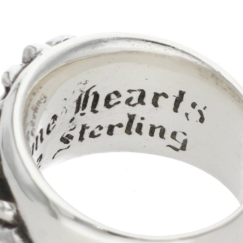 Chrome Hearts FLRL CRS Sterling Silver Ring Size ONE SIZE