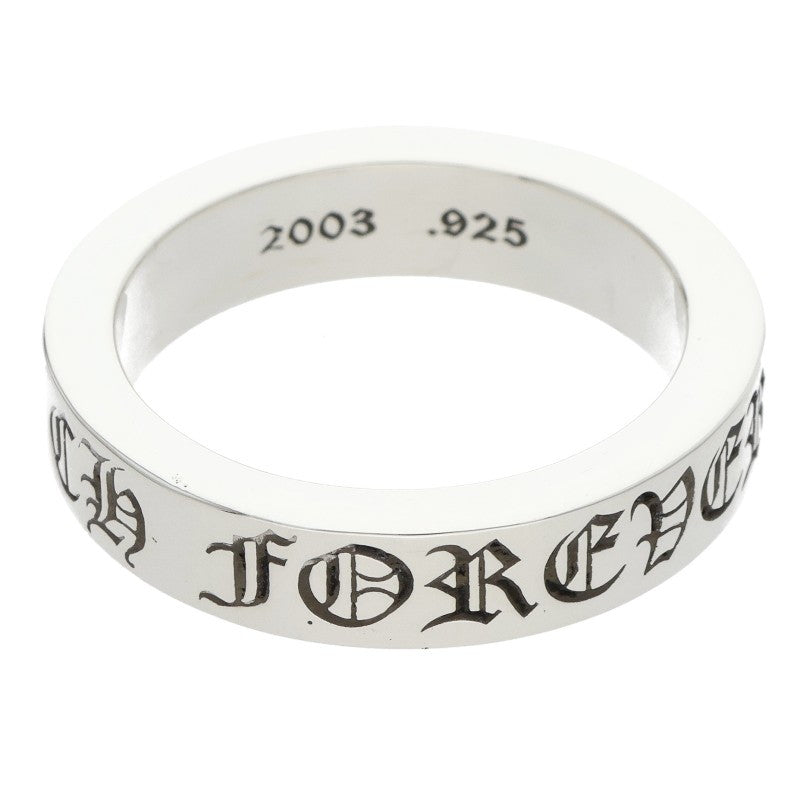 Chrome Hearts 6mm SPACER FOREVER Silver Ring Size ONE SIZE