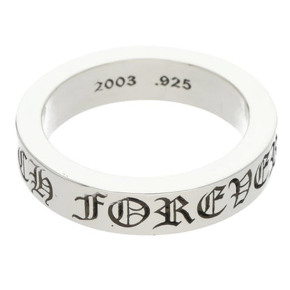 Chrome Hearts 6mm SPACER FOREVER Silver Ring Size ONE SIZE