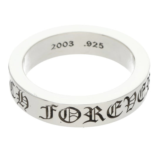 Chrome Hearts 6mm SPACER FOREVER Silver Ring Size ONE SIZE