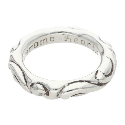 Chrome Hearts SCRL BAND Silver Ring Size ONE SIZE