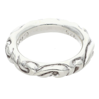 Chrome Hearts SCRL BAND Silver Ring Size ONE SIZE