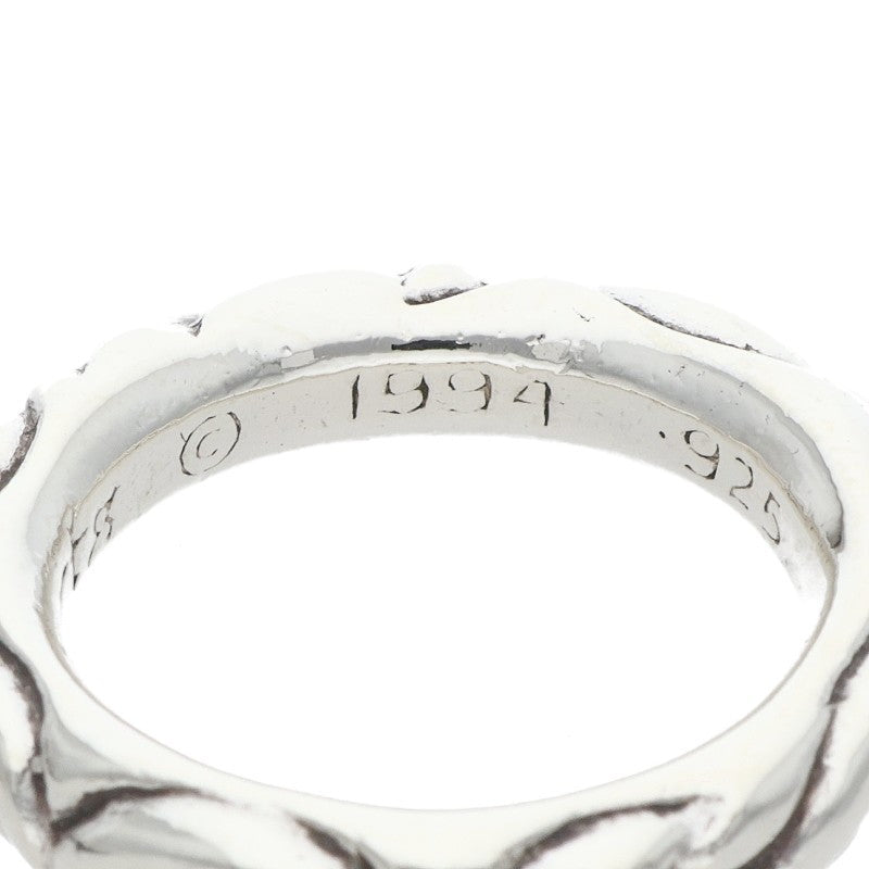 Chrome Hearts SCRL BAND Silver Ring Size ONE SIZE