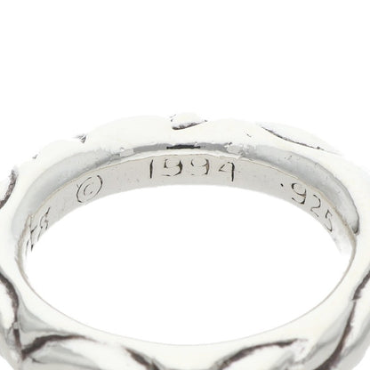 Chrome Hearts SCRL BAND Silver Ring Size ONE SIZE