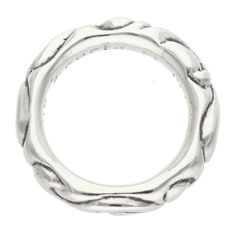 Chrome Hearts SCRL BAND Silver Ring Size ONE SIZE