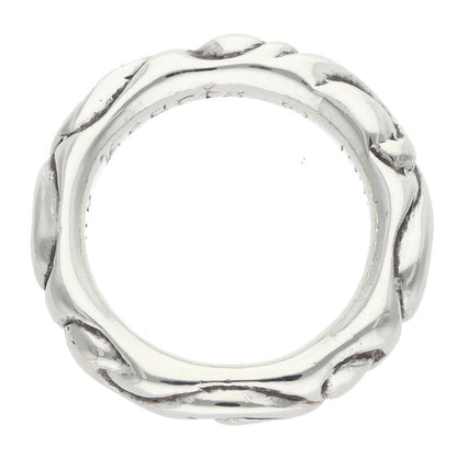 Chrome Hearts SCRL BAND Silver Ring Size ONE SIZE
