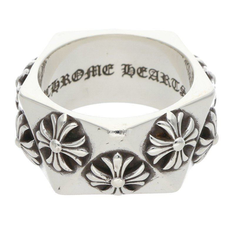 Chrome Hearts Pentagon CH Plus Silver Ring Size ONE SIZE