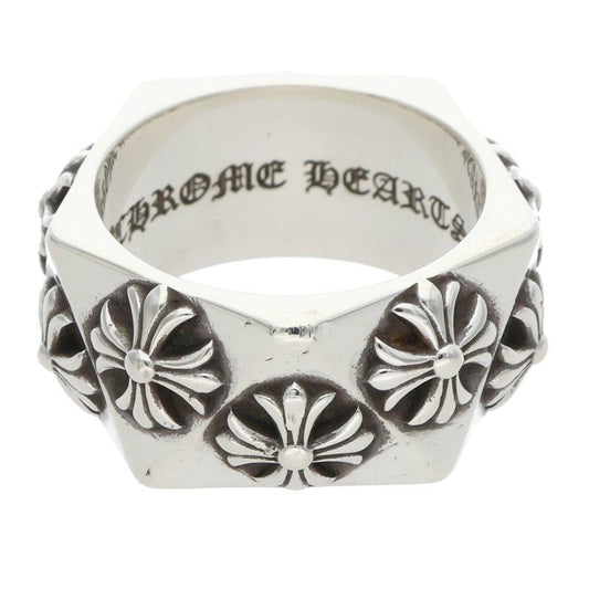 Chrome Hearts Pentagon CH Plus Silver Ring Size ONE SIZE