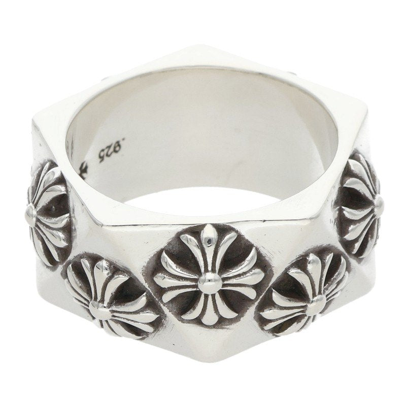 Chrome Hearts Pentagon CH Plus Silver Ring Size ONE SIZE
