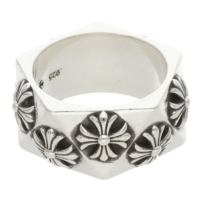 Chrome Hearts Pentagon CH Plus Silver Ring Size ONE SIZE