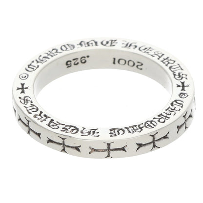 Chrome Hearts 3mm Spacer FUCKYOU Silver Ring Size ONE SIZE
