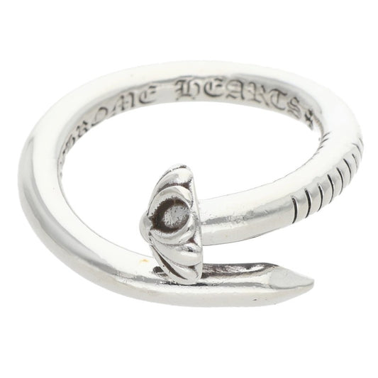 Chrome Hearts Nail Crossball Silver Ring Size ONE SIZE