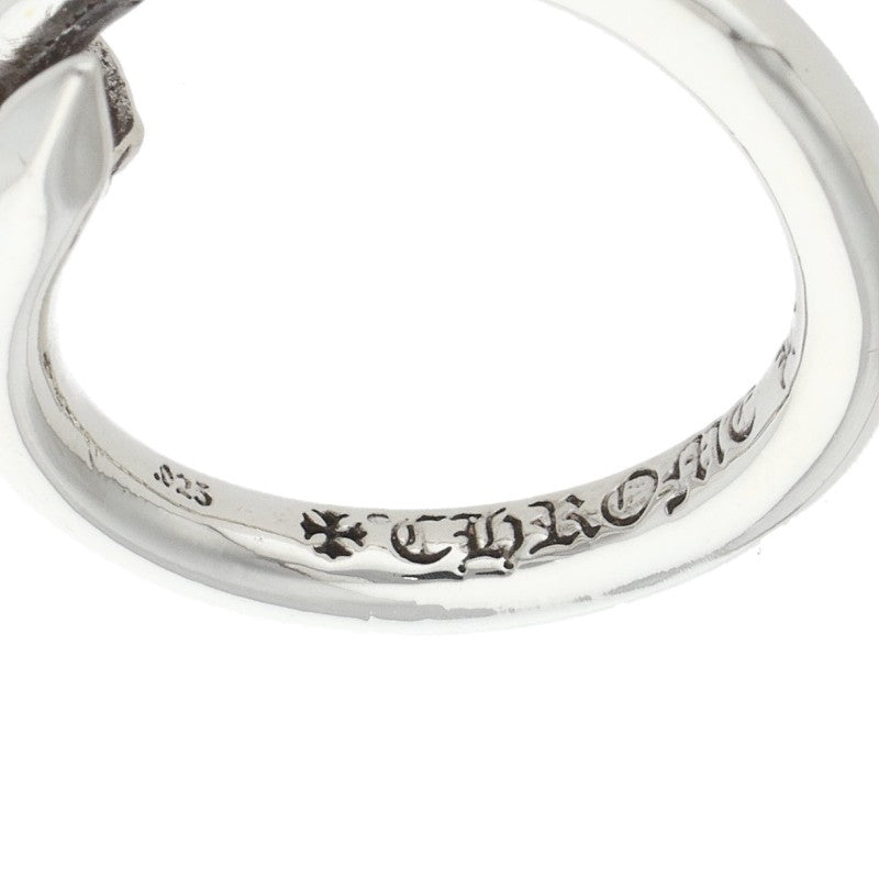 Chrome Hearts Nail Crossball Silver Ring Size US 7