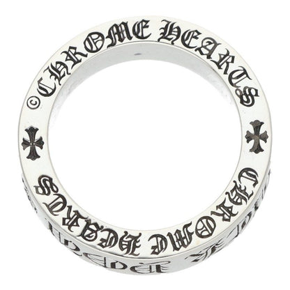 Chrome Hearts 6mm Spacer FUCKYOU Silver Ring Size ONE SIZE