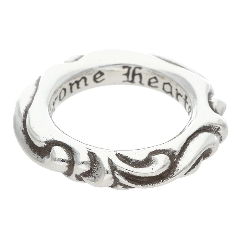 Chrome Hearts Scroll Band Silver Ring Size ONE SIZE