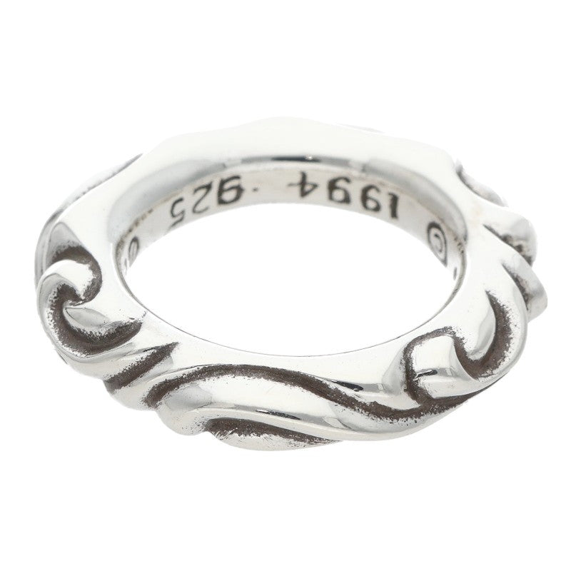 Chrome Hearts Scroll Band Silver Ring Size ONE SIZE