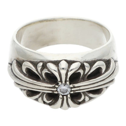 Chrome Hearts Floral Cross 1 Diamond Silver Size ONE Multi