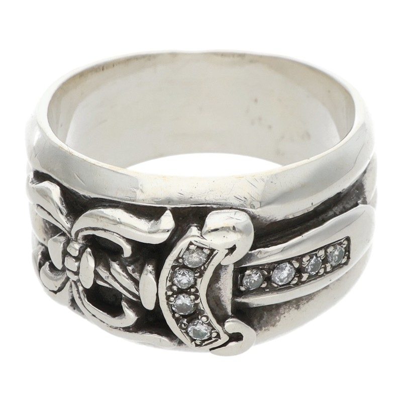 Chrome Hearts Dagger P DMND A Silver Ring Size ONE SIZE
