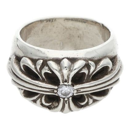 Chrome Hearts Floral Cross 1 Diamond Silver Size ONE SIZE