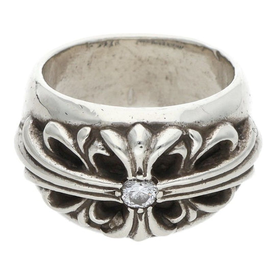 Chrome Hearts Floral Cross 1 Diamond Silver Size ONE SIZE