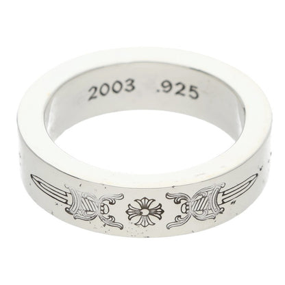 Chrome Hearts 6mm Spacer Dagger Silver Ring Size US 8