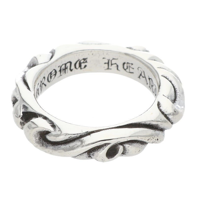 Chrome Hearts Scroll Band Silver Ring Size US 3