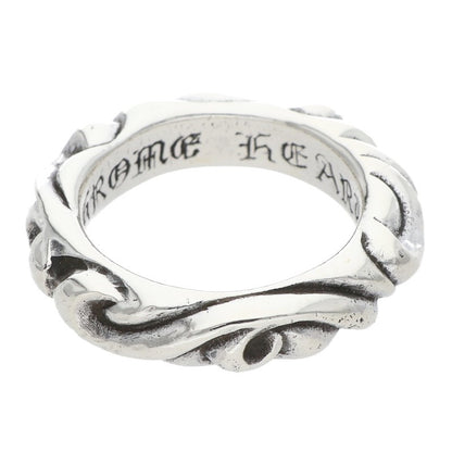 Chrome Hearts Scroll Band Silver Ring Size US 3