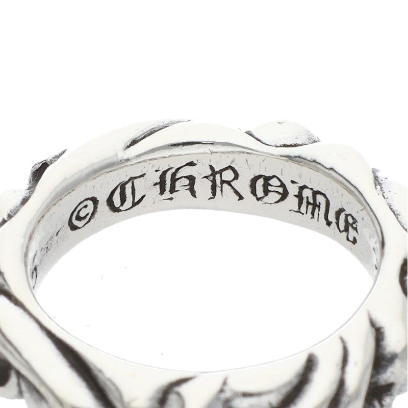Chrome Hearts Scroll Band Silver Ring Size US 3