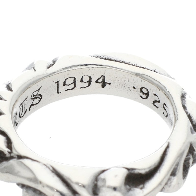 Chrome Hearts Scroll Band Silver Ring Size US 3