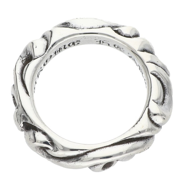 Chrome Hearts Scroll Band Silver Ring Size US 3