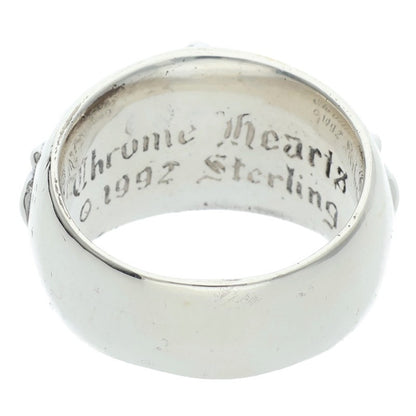 Chrome Hearts FLRL CRS Floral Cross Ring Size ONE SIZE