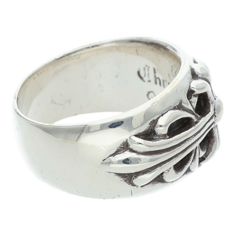 Chrome Hearts FLRL CRS Floral Cross Ring Size ONE SIZE