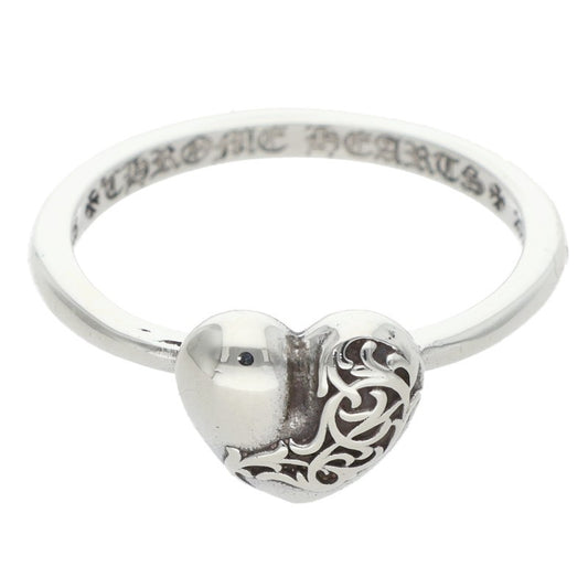 Chrome Hearts Bubblegum Heart Silver Ring Size ONE SIZE