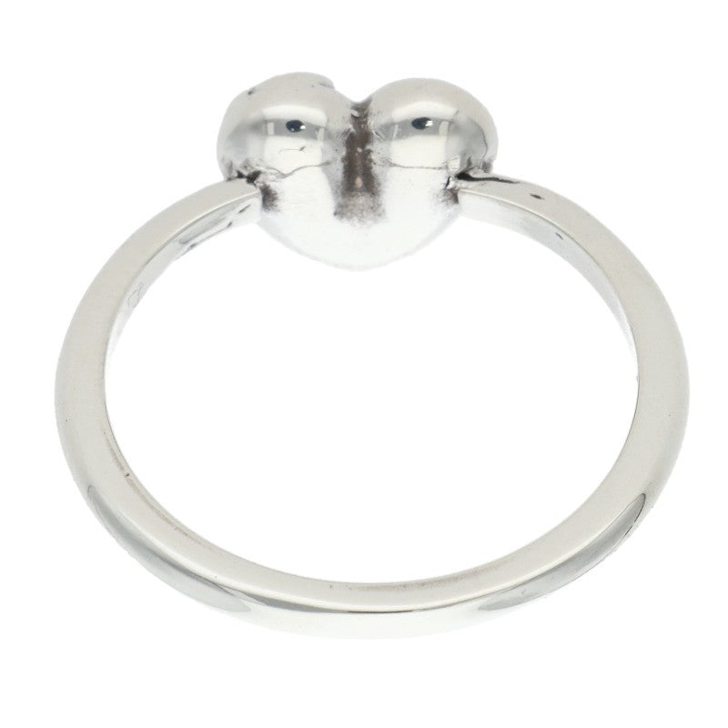Chrome Hearts Bubblegum Heart Silver Ring Size US 5
