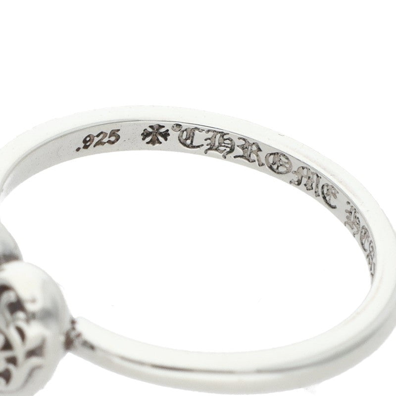 Chrome Hearts Bubblegum Heart Silver Ring Size US 5