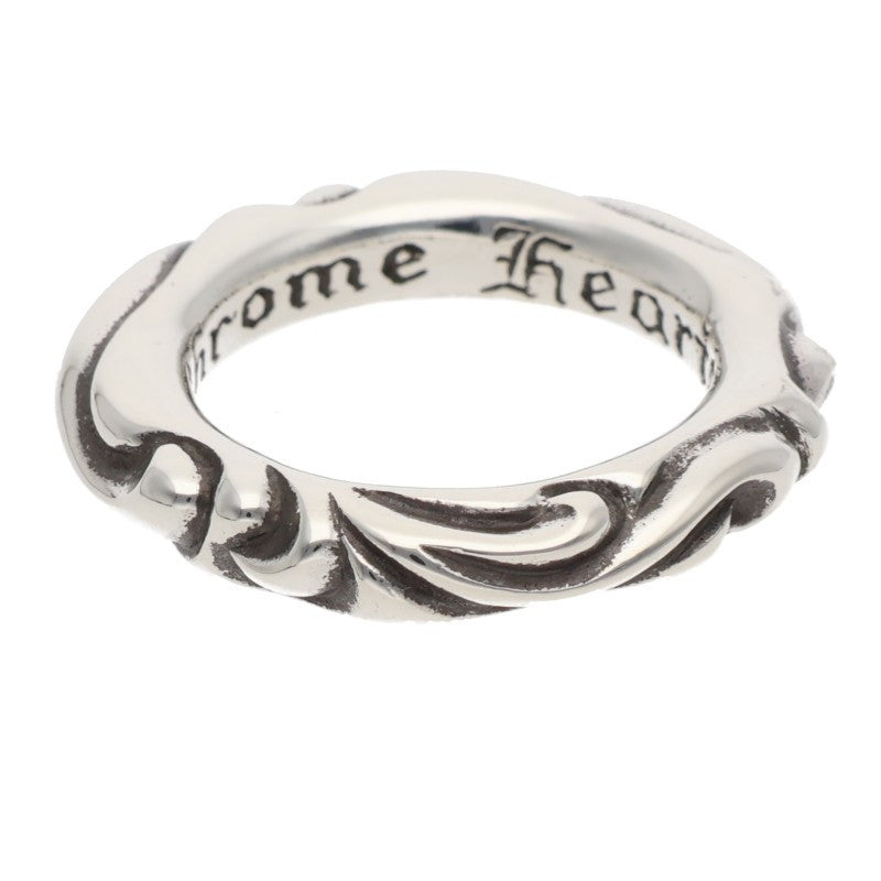 Chrome Hearts SCRL BAND Sterling Silver Ring Size ONE SIZE