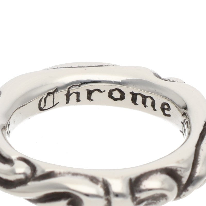Chrome Hearts SCRL BAND Sterling Silver Ring Size ONE SIZE