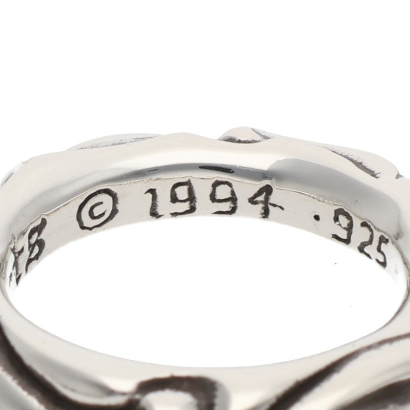 Chrome Hearts SCRL BAND Sterling Silver Ring Size ONE SIZE