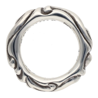 Chrome Hearts SCRL BAND Sterling Silver Ring Size ONE SIZE