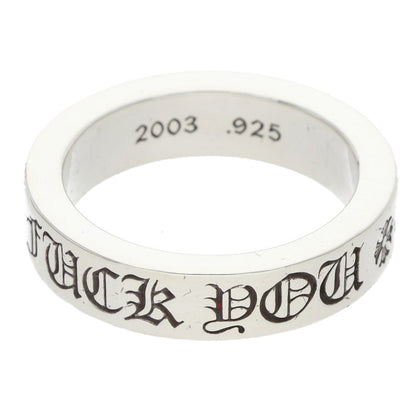 Chrome Hearts 6mm Spacer FUCKYOU Ring Size ONE SIZE