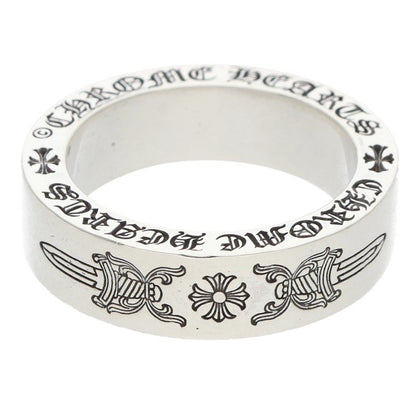 Chrome Hearts 6mm Spacer Dagger Silver Ring Size ONE SIZE